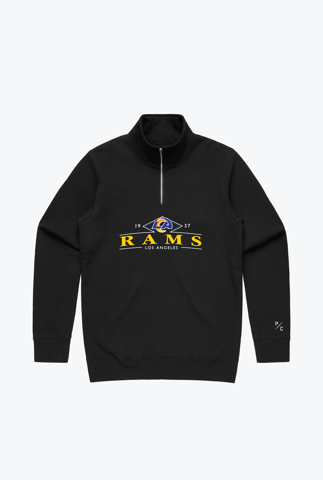 Los Angeles Rams Quarter Zip - Black