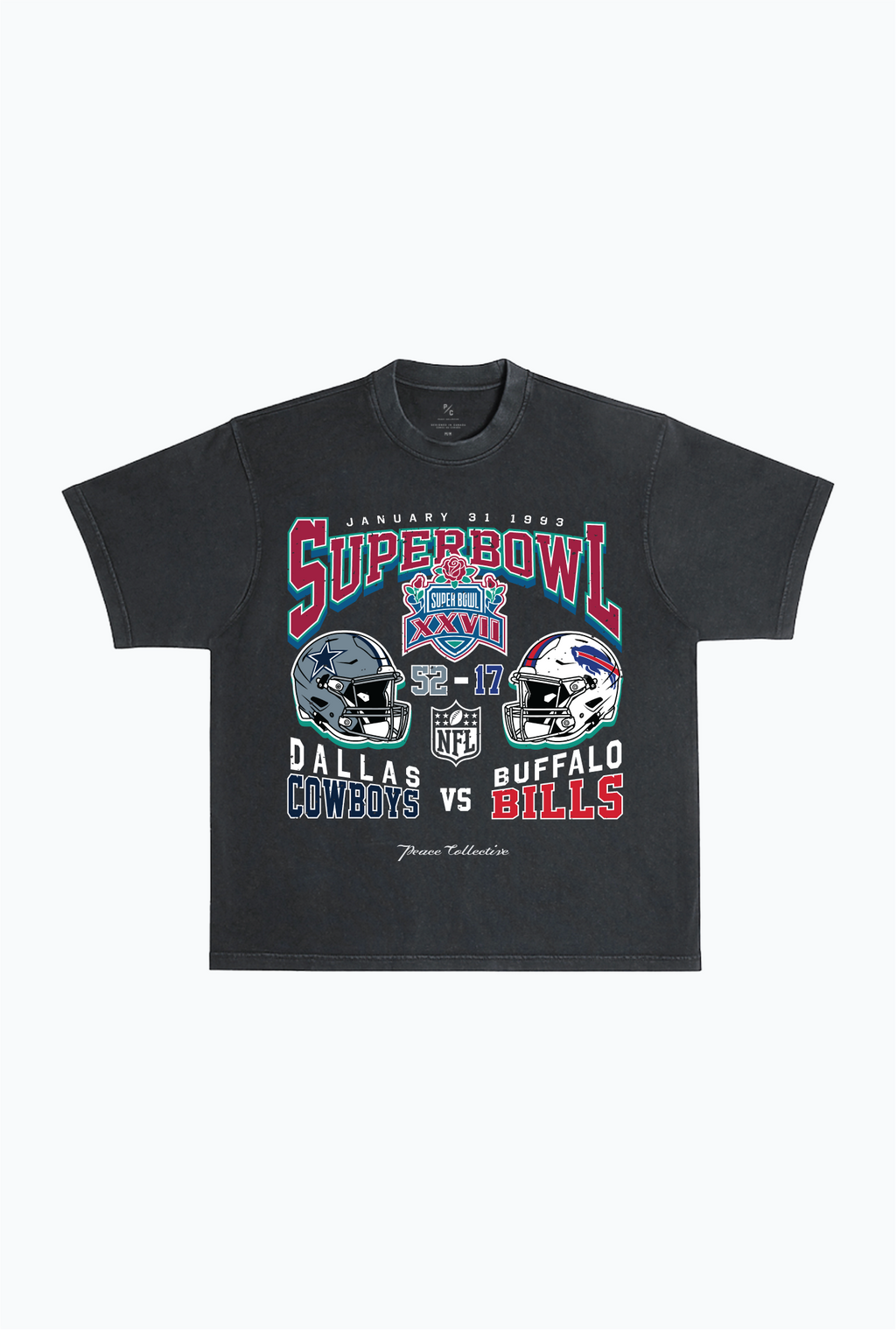 Super Bowl XXVII: Dallas Cowboys vs Buffalo Bills Garment Dyed Heavywe