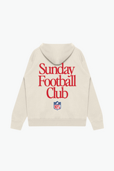 Sunday Football Club Canada Heavyweight Hoodie - Ivory