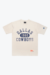 Dallas Cowboys Athletic Club Schweres T-Shirt – Elfenbein