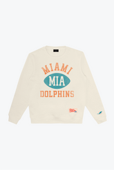 Miami Dolphins Warm Up Heavyweight Crewneck - Ivory