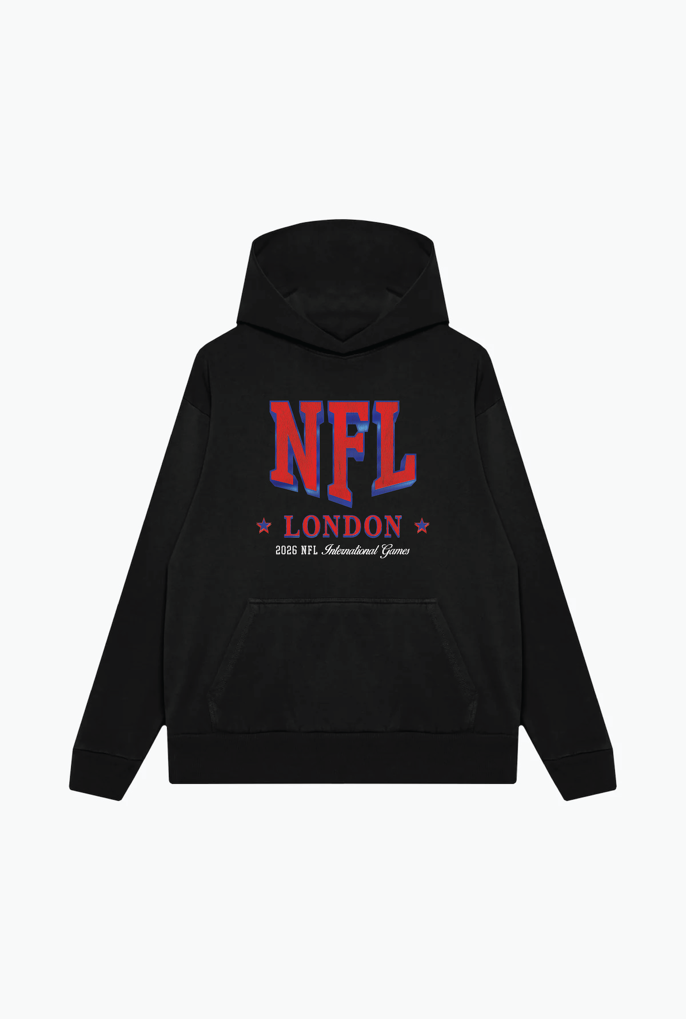 NFL London Heavyweight Hoodie - Black