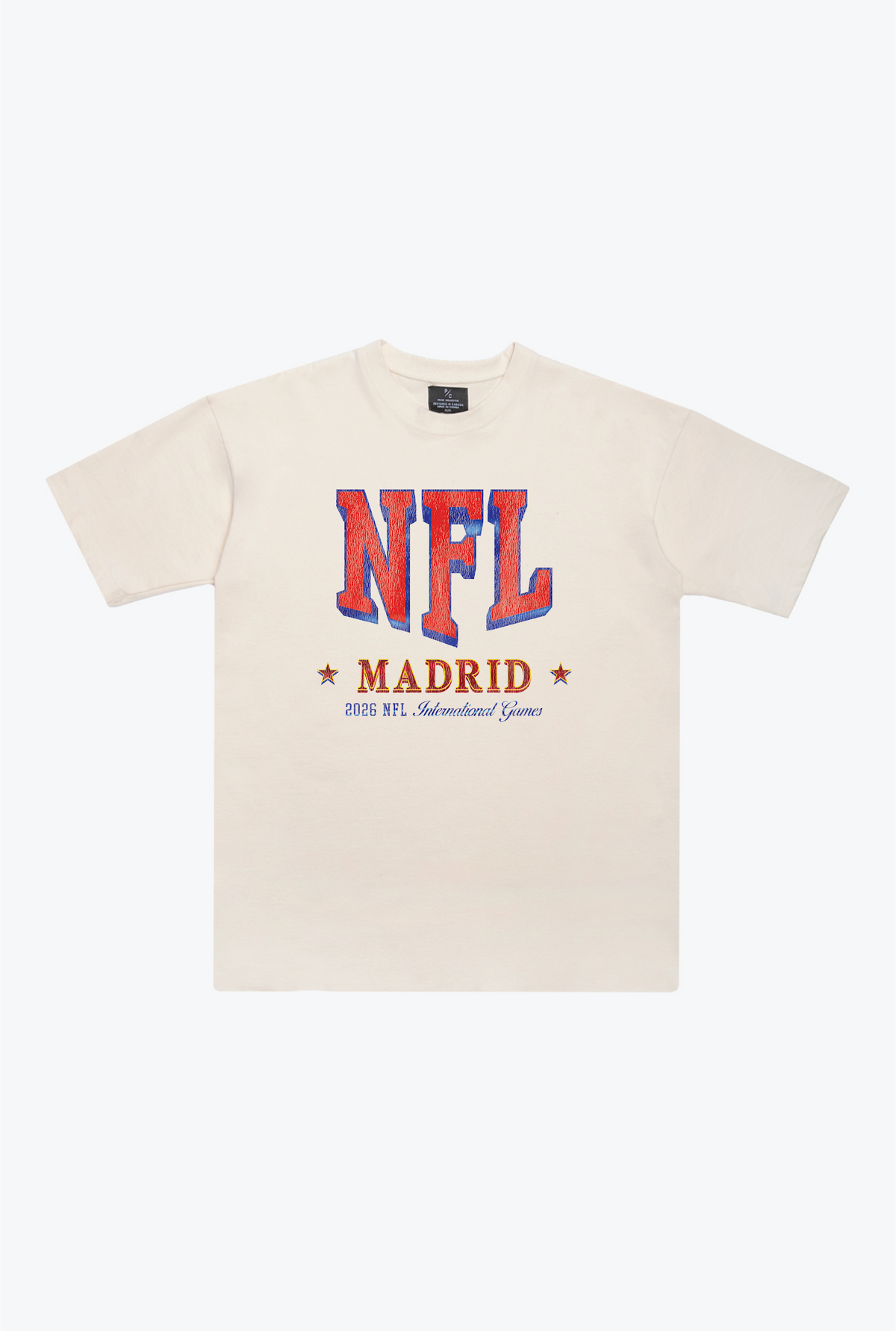 NFL Madrid Heavyweight T-Shirt - Ivory