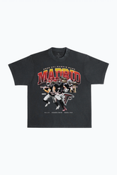 Atlanta Falcons Madrid Heavyweight Garment Dyed T-Shirt - Black
