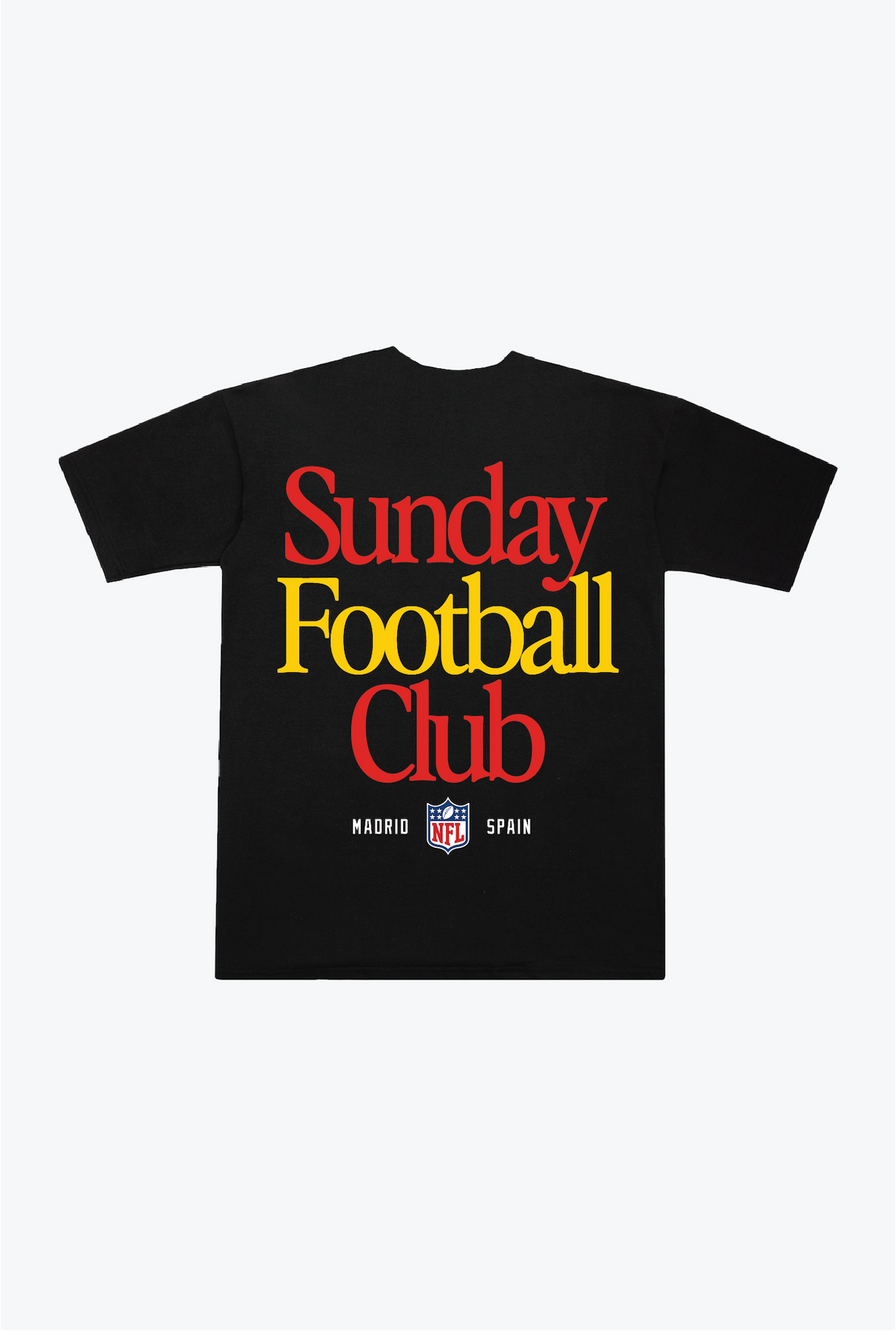 NFL Sunday Football Club Madrid Heavyweight T-Shirt - Black