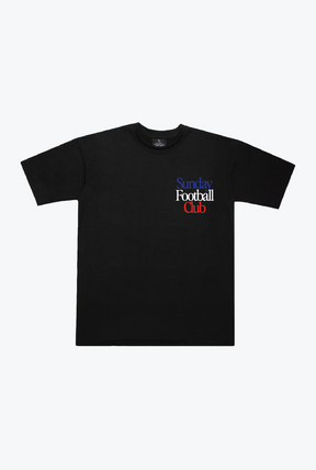 NFL Paris Sunday Football Club Heavyweight T-Shirt - Black