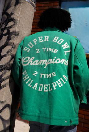 Philadelphia Eagles Work Jacket - Kelly Green