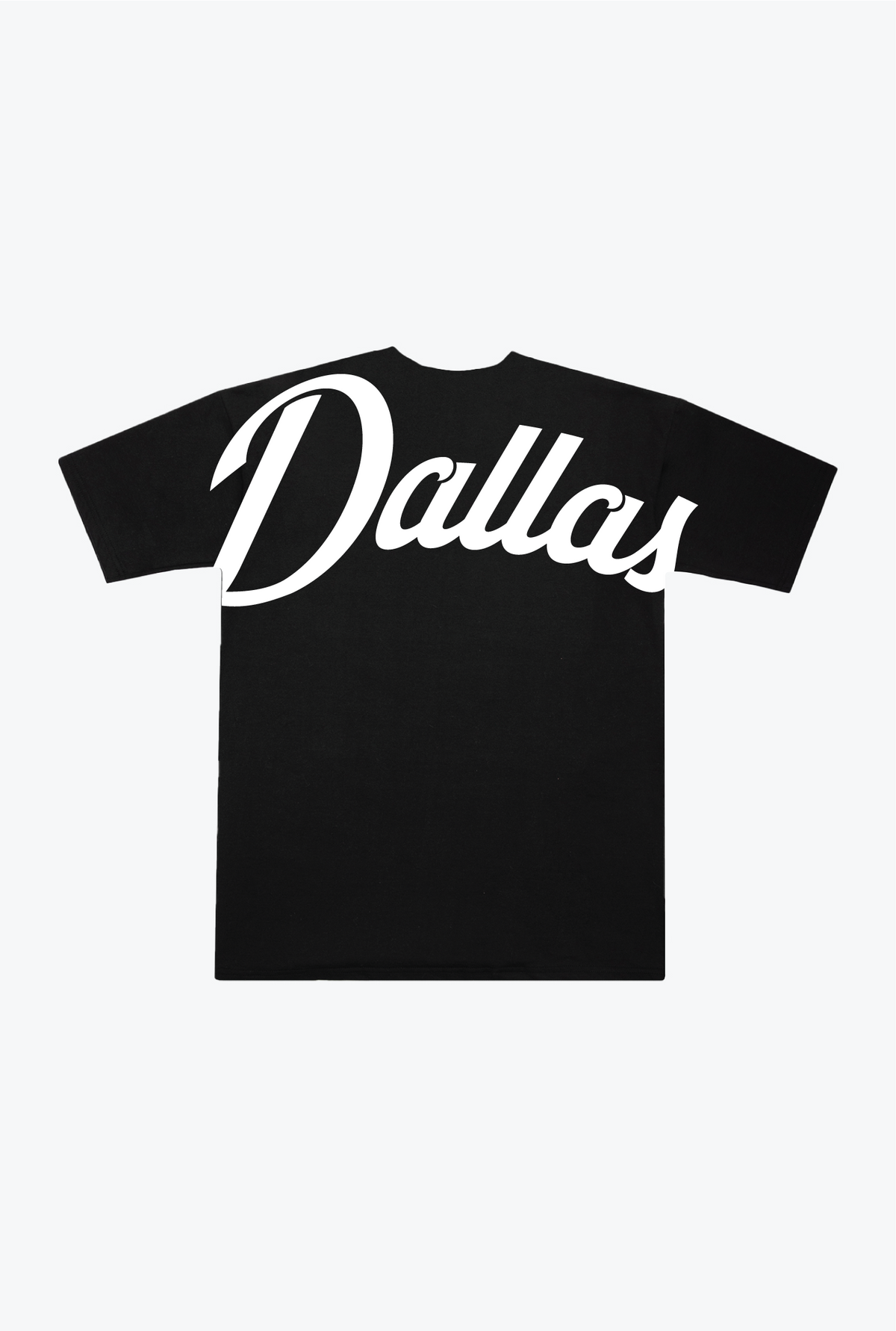 Dallas Cowboys Script Heavyweight T-Shirt - Black