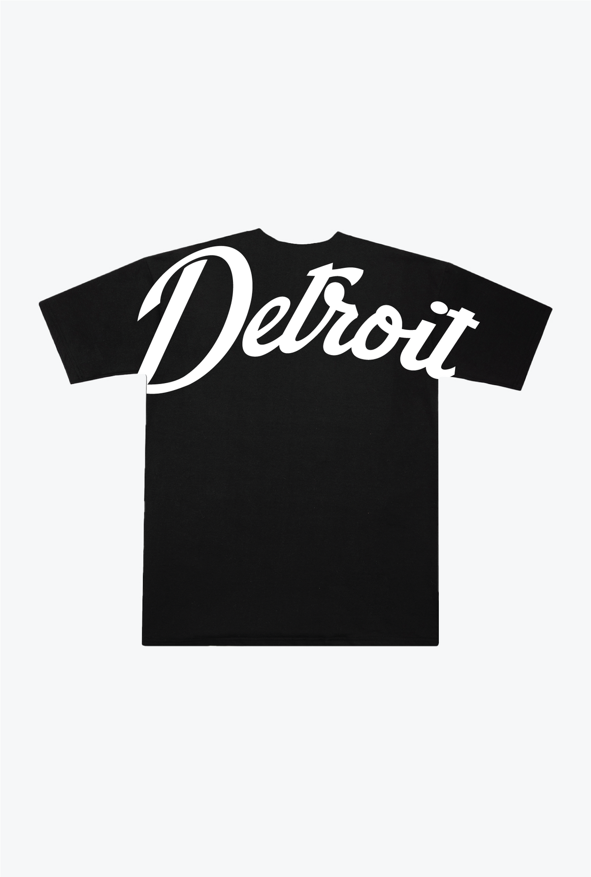 Detroit Lions Script Heavyweight T-Shirt - Black