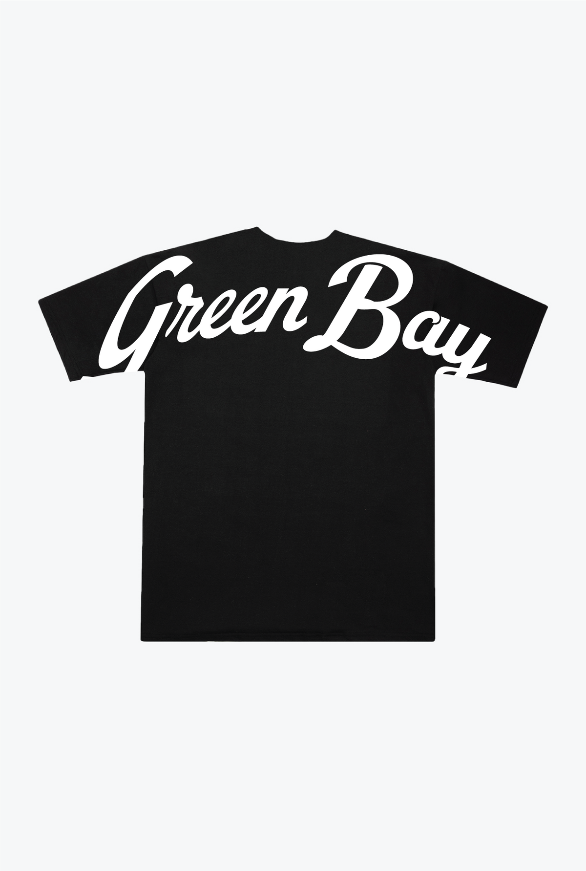 Green Bay Packers Script Heavyweight T-Shirt - Black