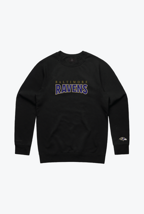 Baltimore Ravens Spirit Crewneck - Black
