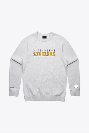 Pittsburgh Steelers Spirit Crewneck - Ash