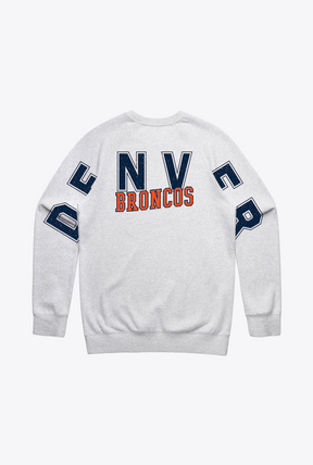 Denver Broncos Spirit Crewneck - Ash