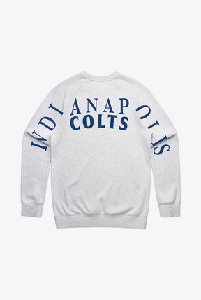 Indianapolis Colts Spirit Crewneck - Ash