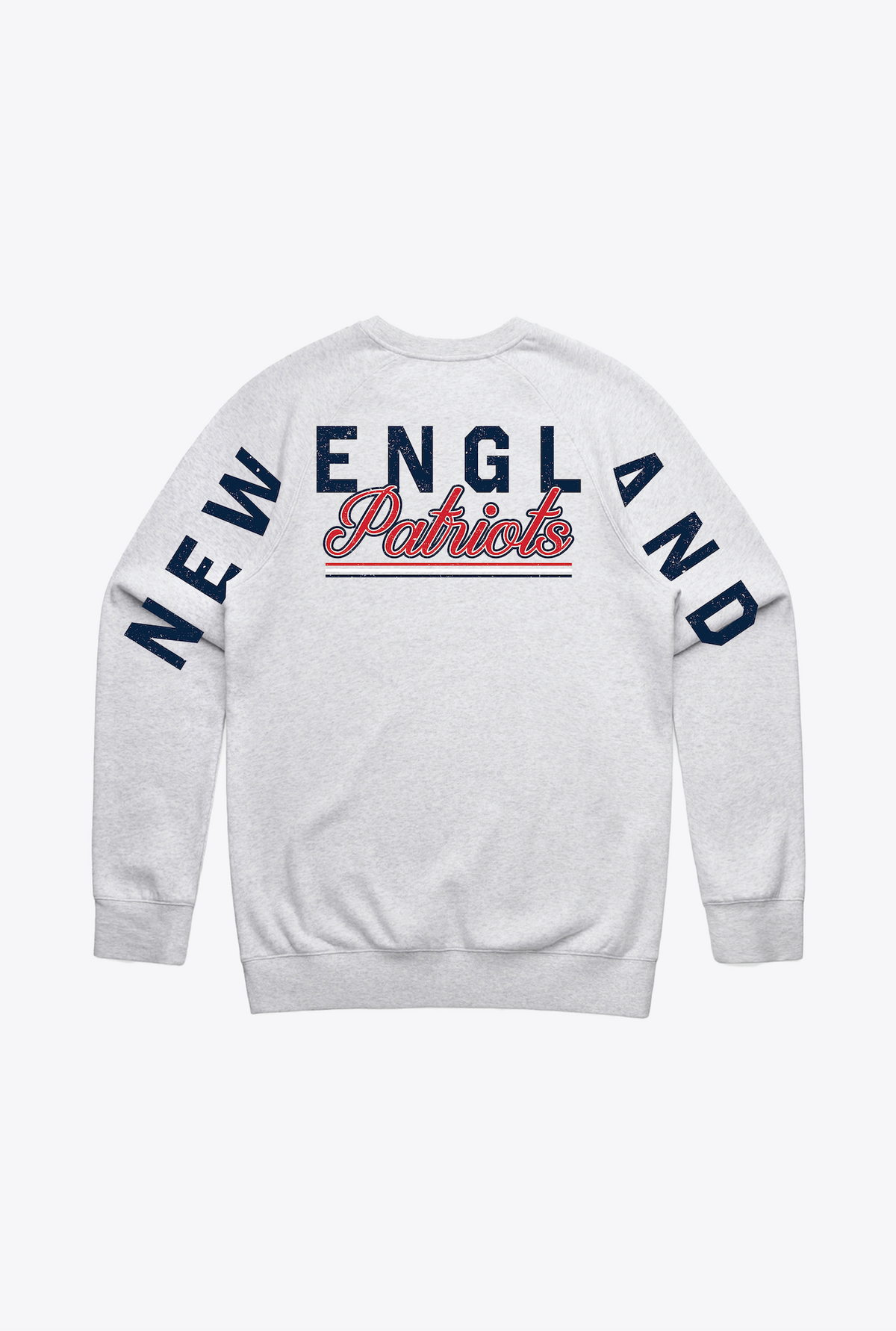 New England Patriots Spirit Crewneck - Ash