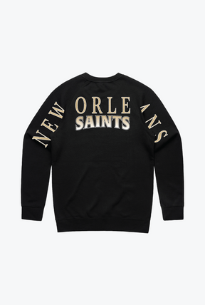 New Orleans Saints Spirit Crewneck - Black