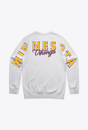 Minnesota Vikings Spirit Crewneck - Ash