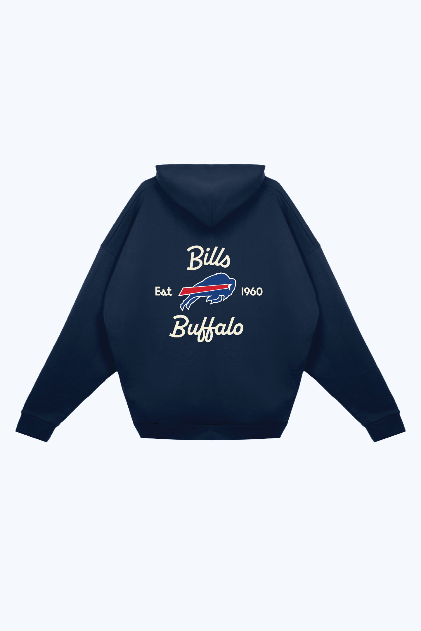 Buffalo Bills Fanleisure Heavyweight Hoodie - True Navy