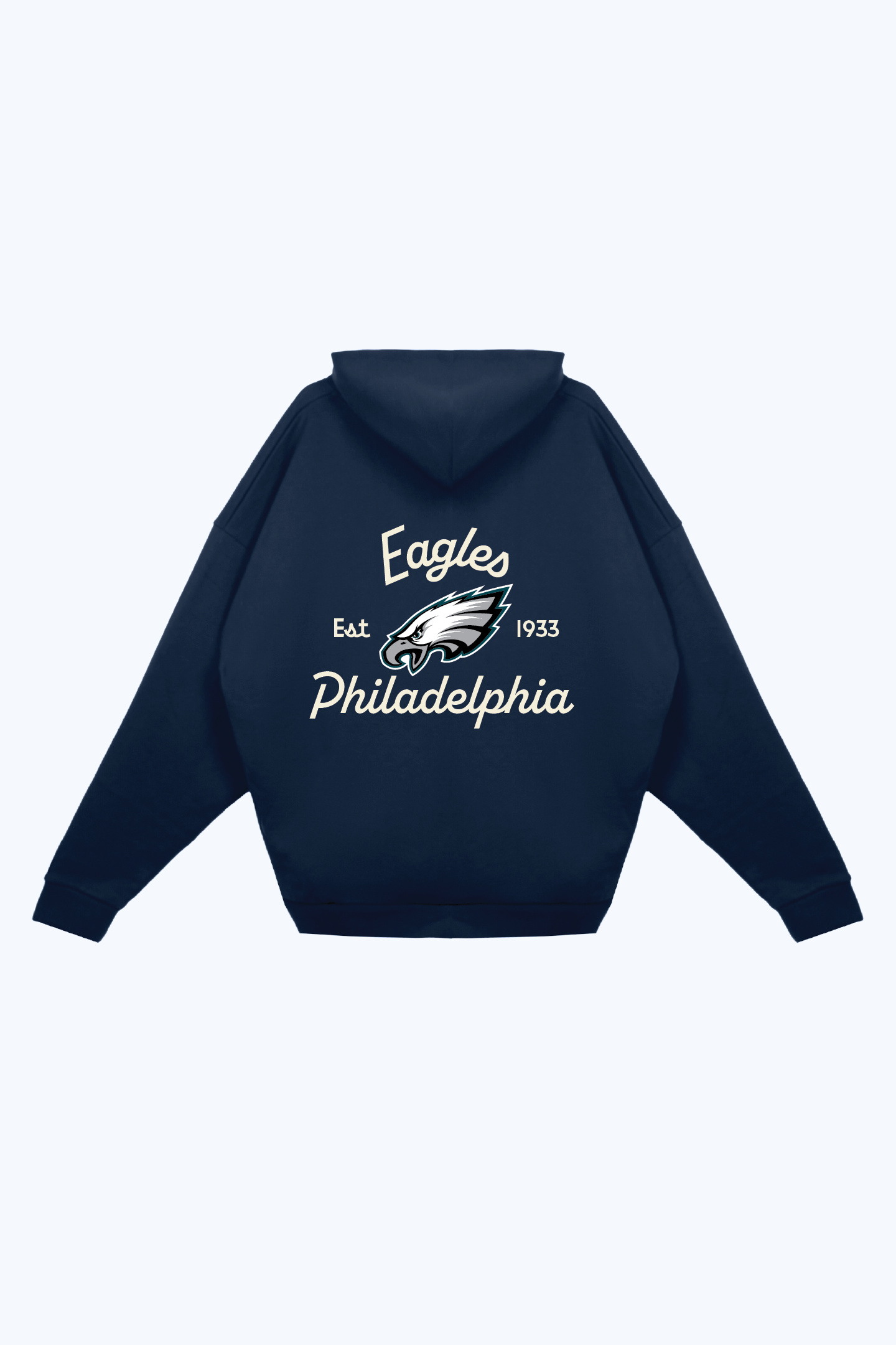 Philadelphia Eagles Fanleisure Heavyweight Hoodie - True Navy