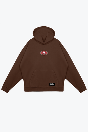 San Francisco 49ers Fanleisure Heavyweight Hoodie - Brown