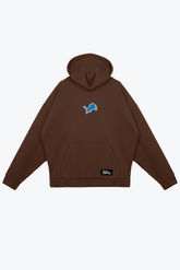 Detroit Lions Fanleisure Heavyweight Hoodie - Brown