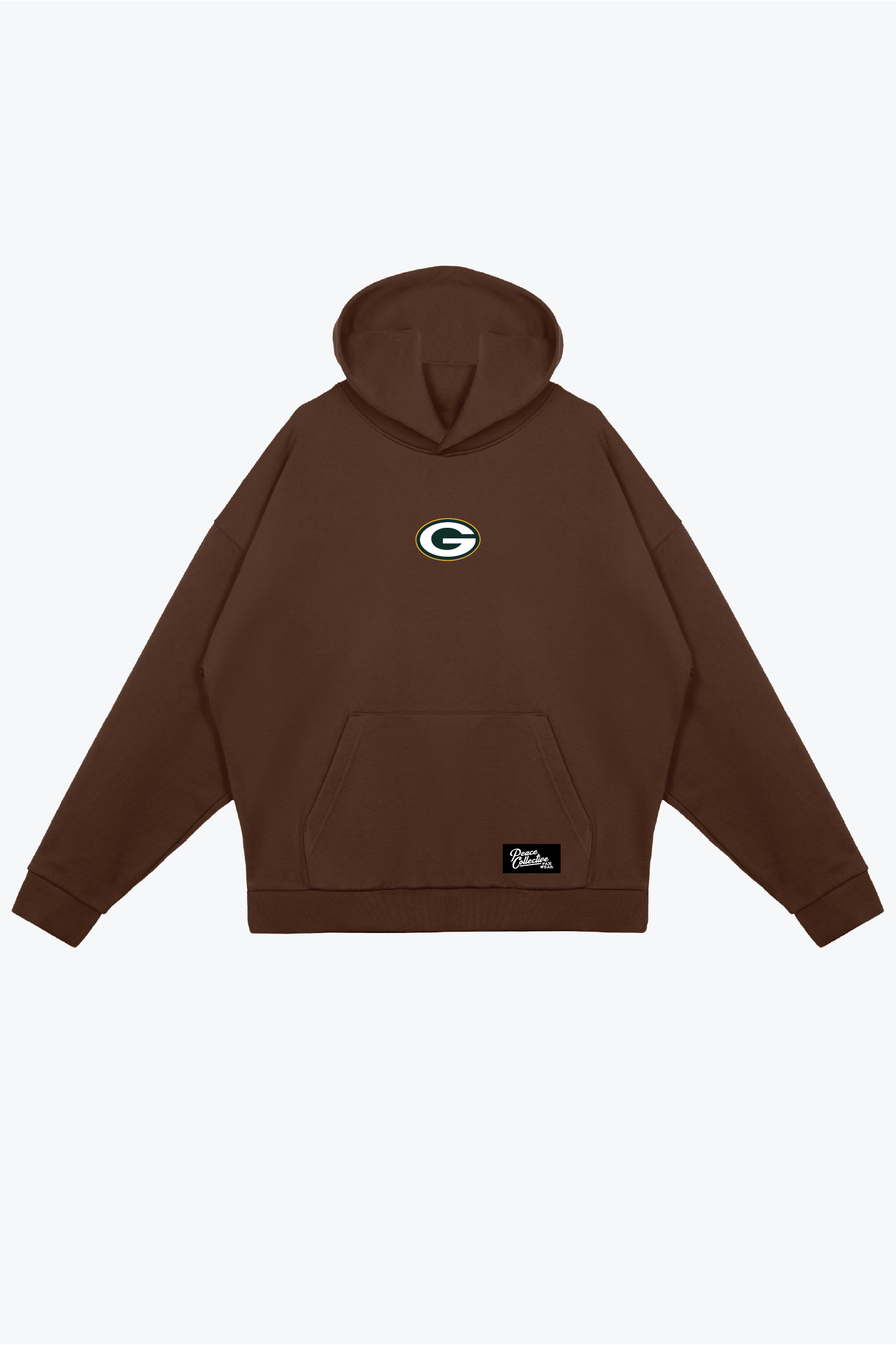 Green Bay Packers Fanleisure Heavyweight Hoodie - Brown