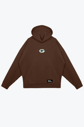 Green Bay Packers Fanleisure Heavyweight Hoodie - Brown