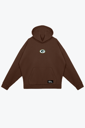 Green Bay Packers Fanleisure Heavyweight Hoodie - Brown