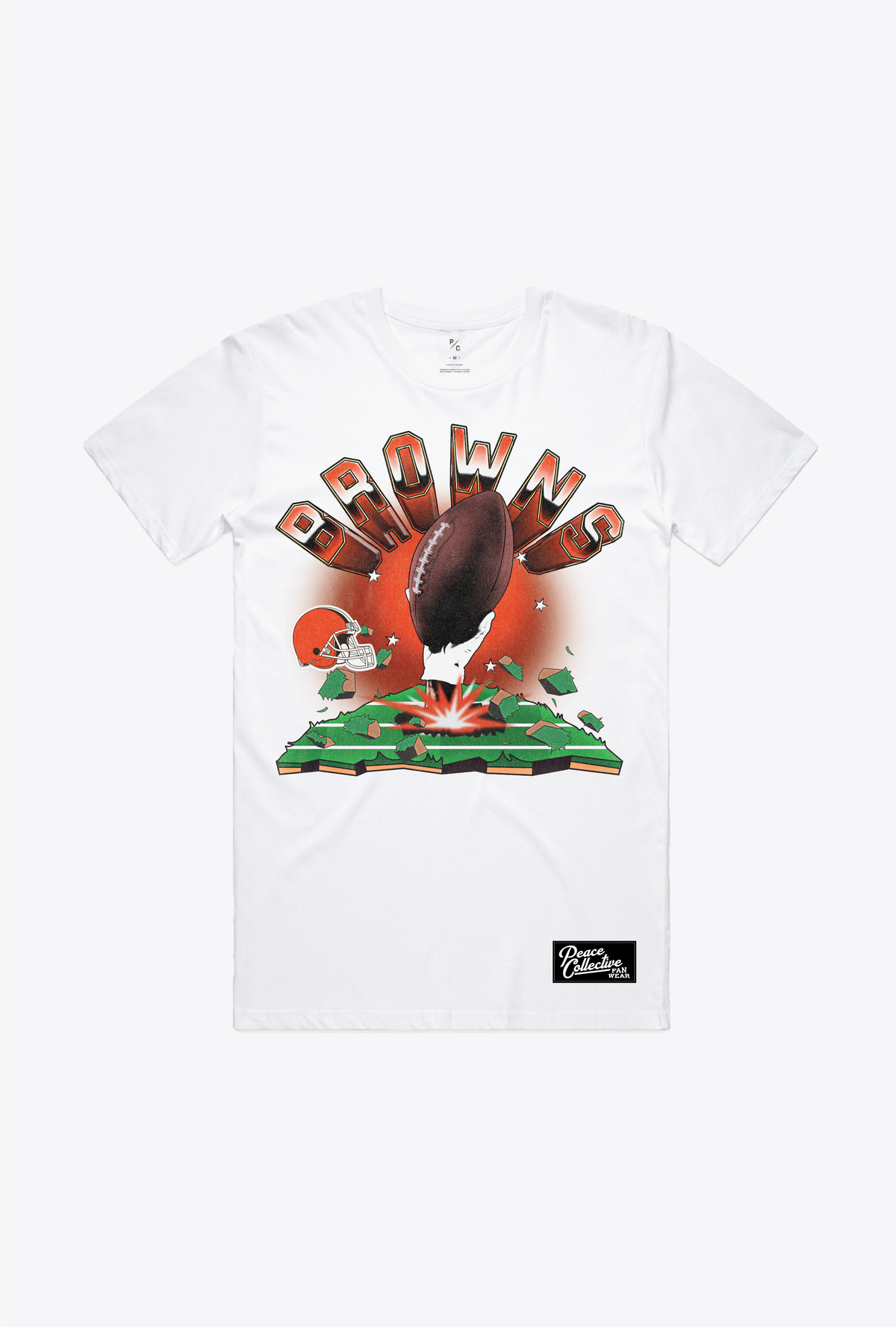 Cleveland Browns Vintage Clubhouse T-Shirt - White