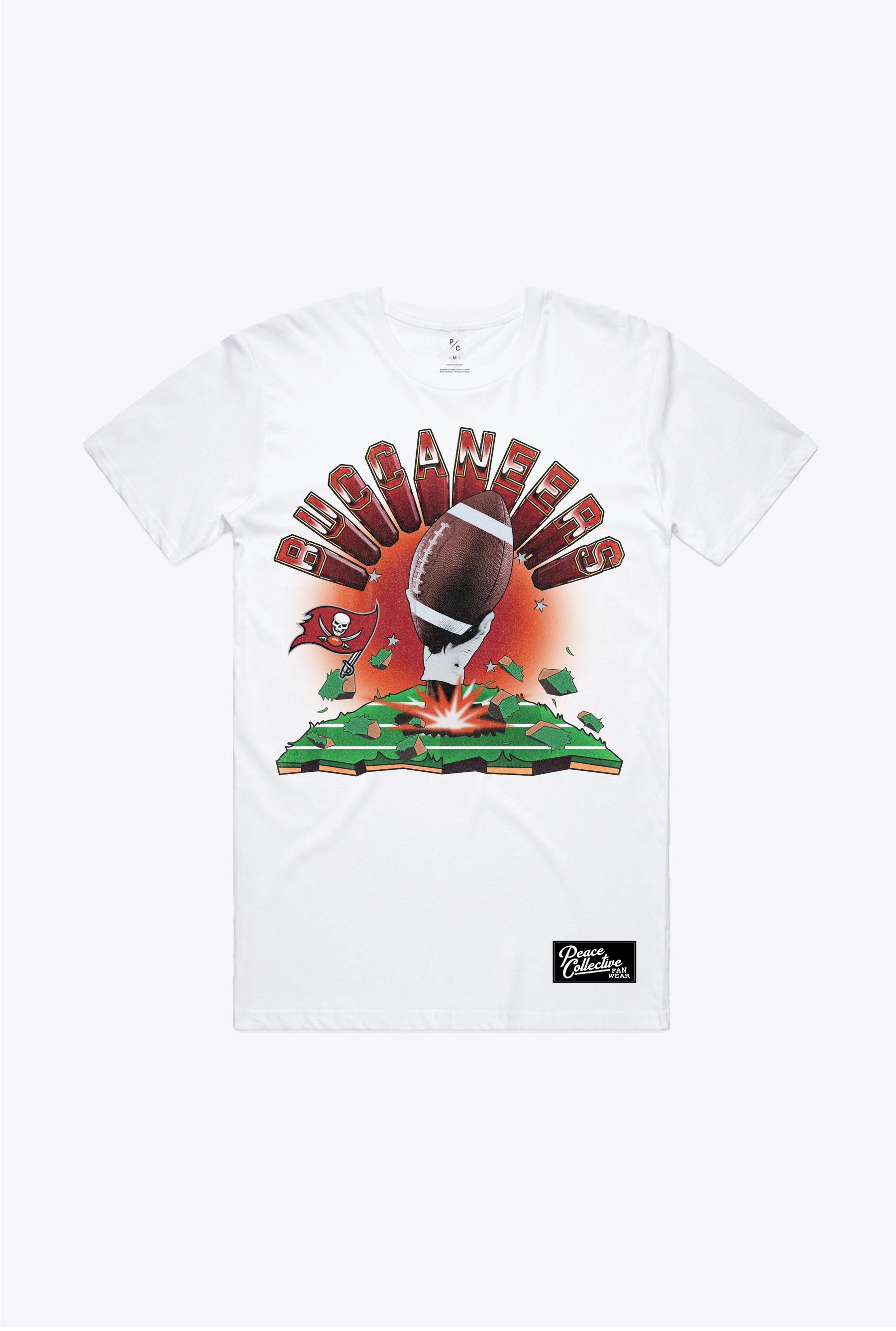 Tampa Bay Buccaneers Vintage Clubhouse T-Shirt - White