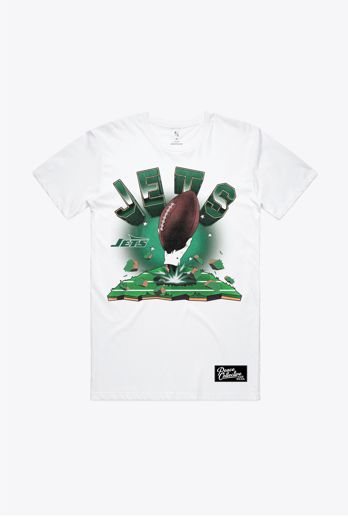 New York Jets Vintage Clubhouse T-Shirt - White