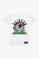 Las Vegas Raiders Vintage Clubhouse T-Shirt - White