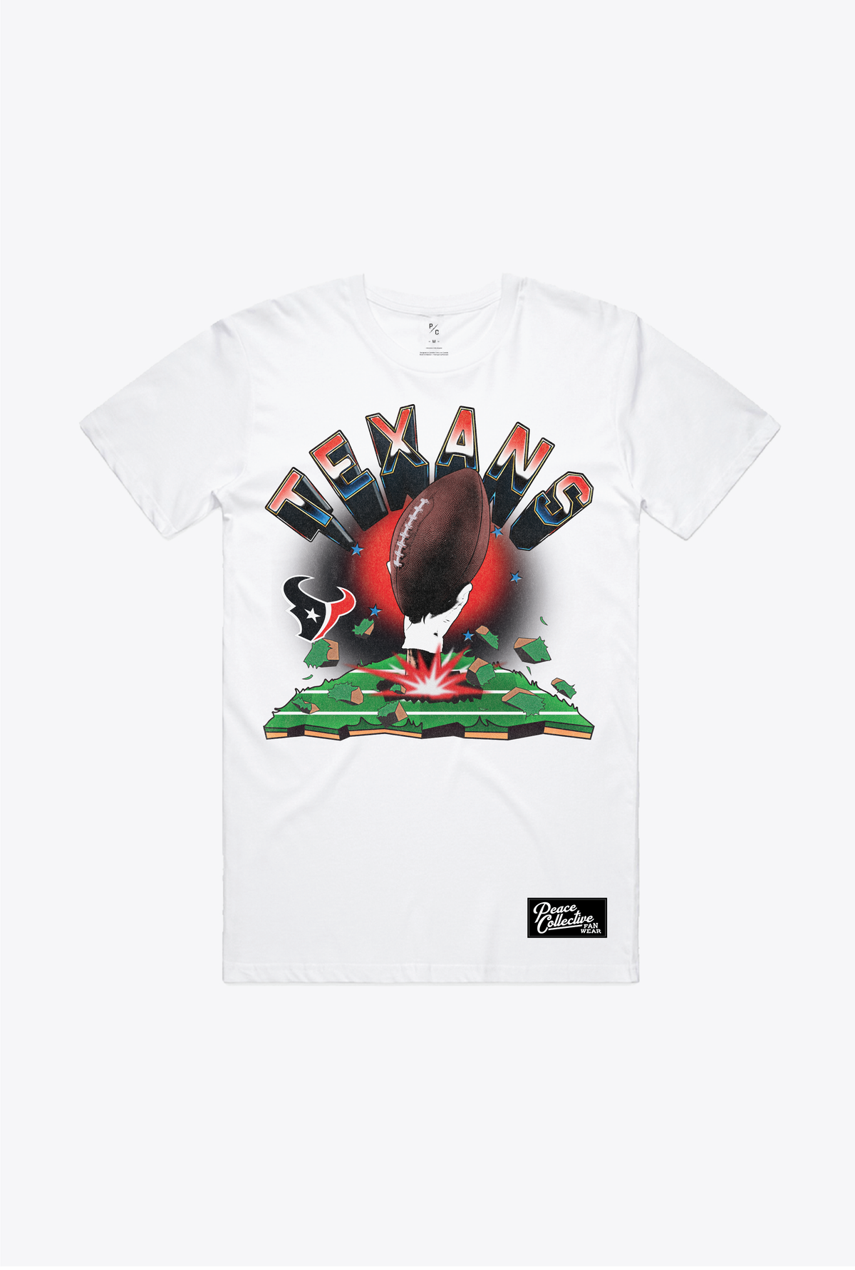 Houston Texans Vintage Clubhouse T-Shirt - White