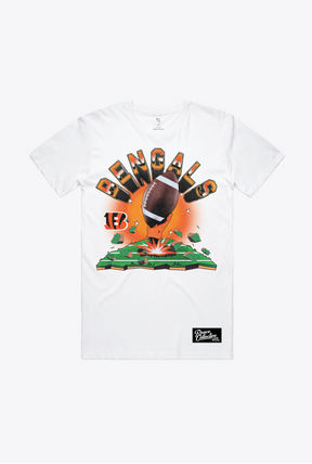 Cincinnati Bengals Vintage Clubhouse T-Shirt - White