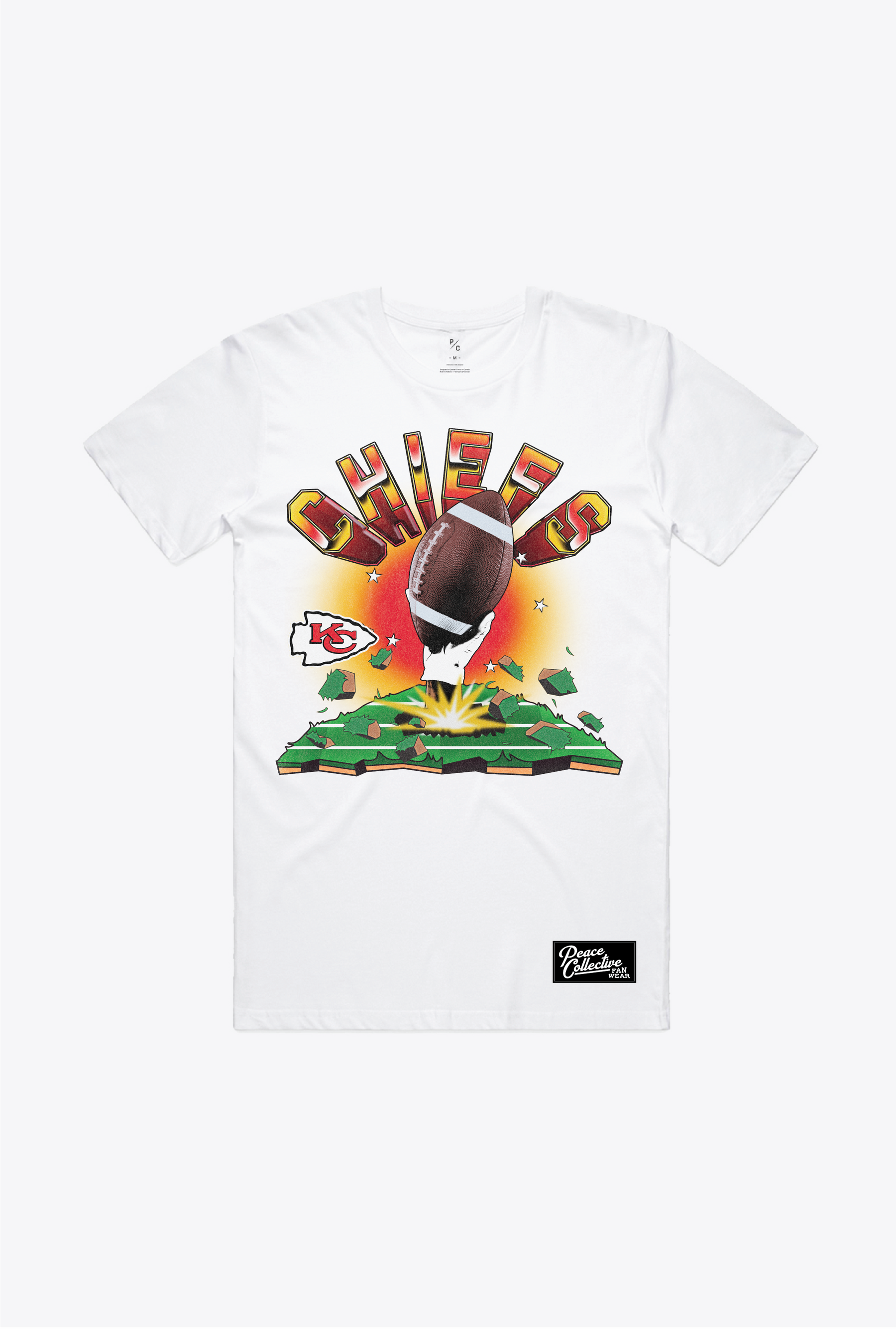 Kansas City Chiefs Vintage Clubhouse T-Shirt - White