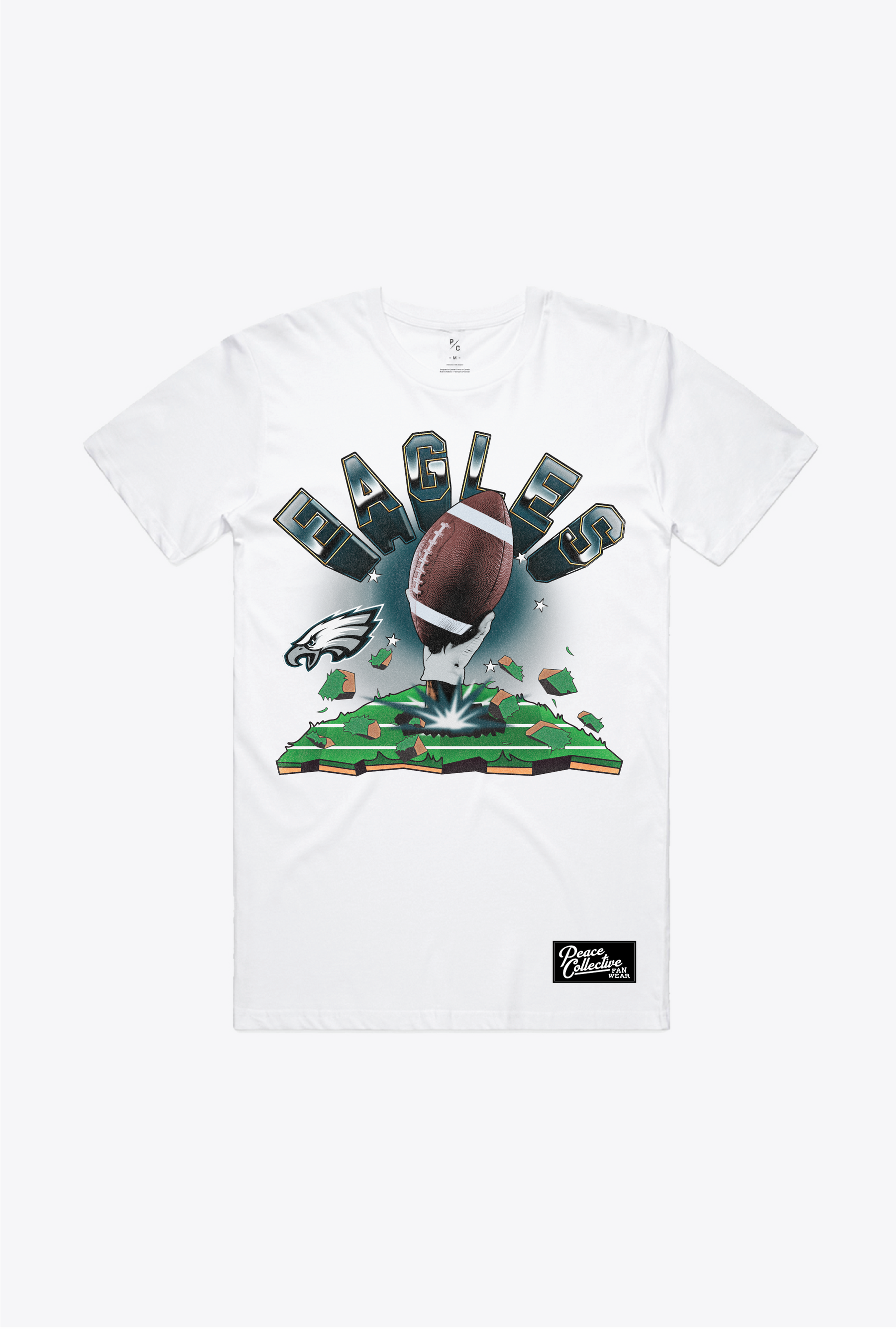 Philadelphia Eagles Vintage Clubhouse T-Shirt - White