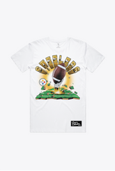 Pittsburgh Steelers Vintage Clubhouse T-Shirt - White