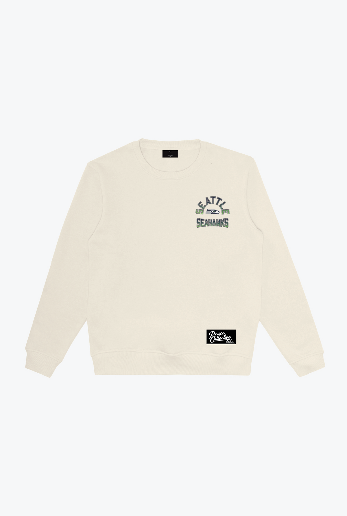 Seattle Seahawks Vintage Clubhouse Score Crewneck - Ivory