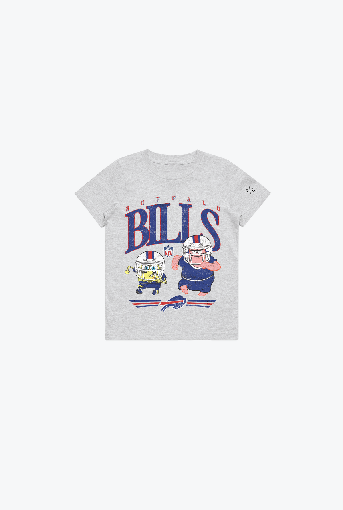 Spongebob & Patrick Rush Kids T-Shirt - Buffalo Bills