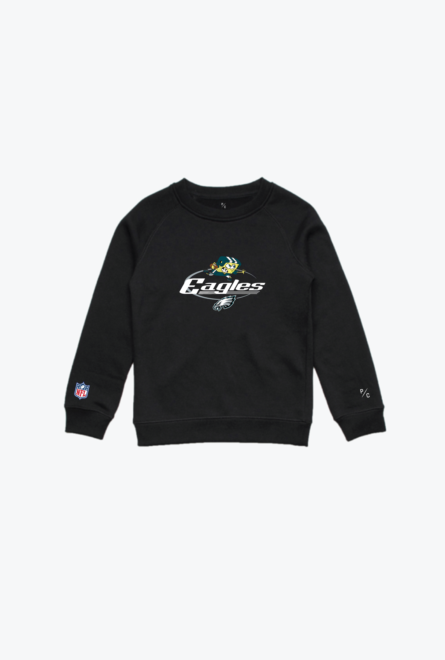 NFL x Nickelodeon Kids Embroidered Crewneck - Philadelphia Eagles