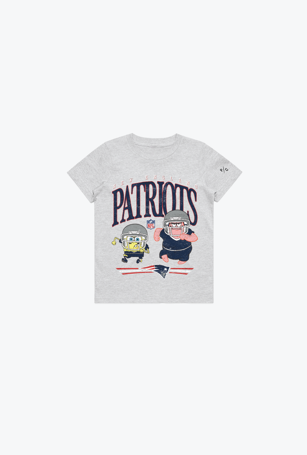 Spongebob & Patrick Rush Kids T-Shirt - New England Patriots