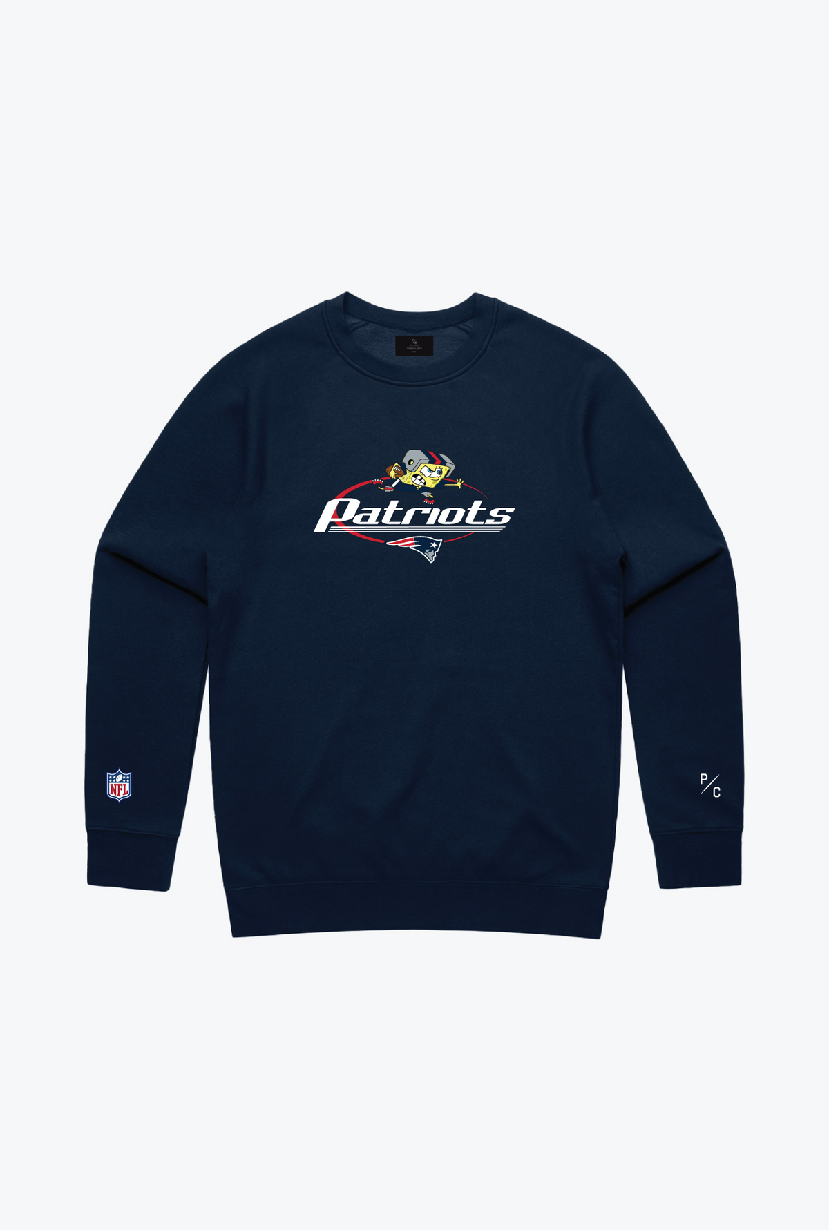 NFL x Nickelodeon Embroidered Crewneck - New England Patriots