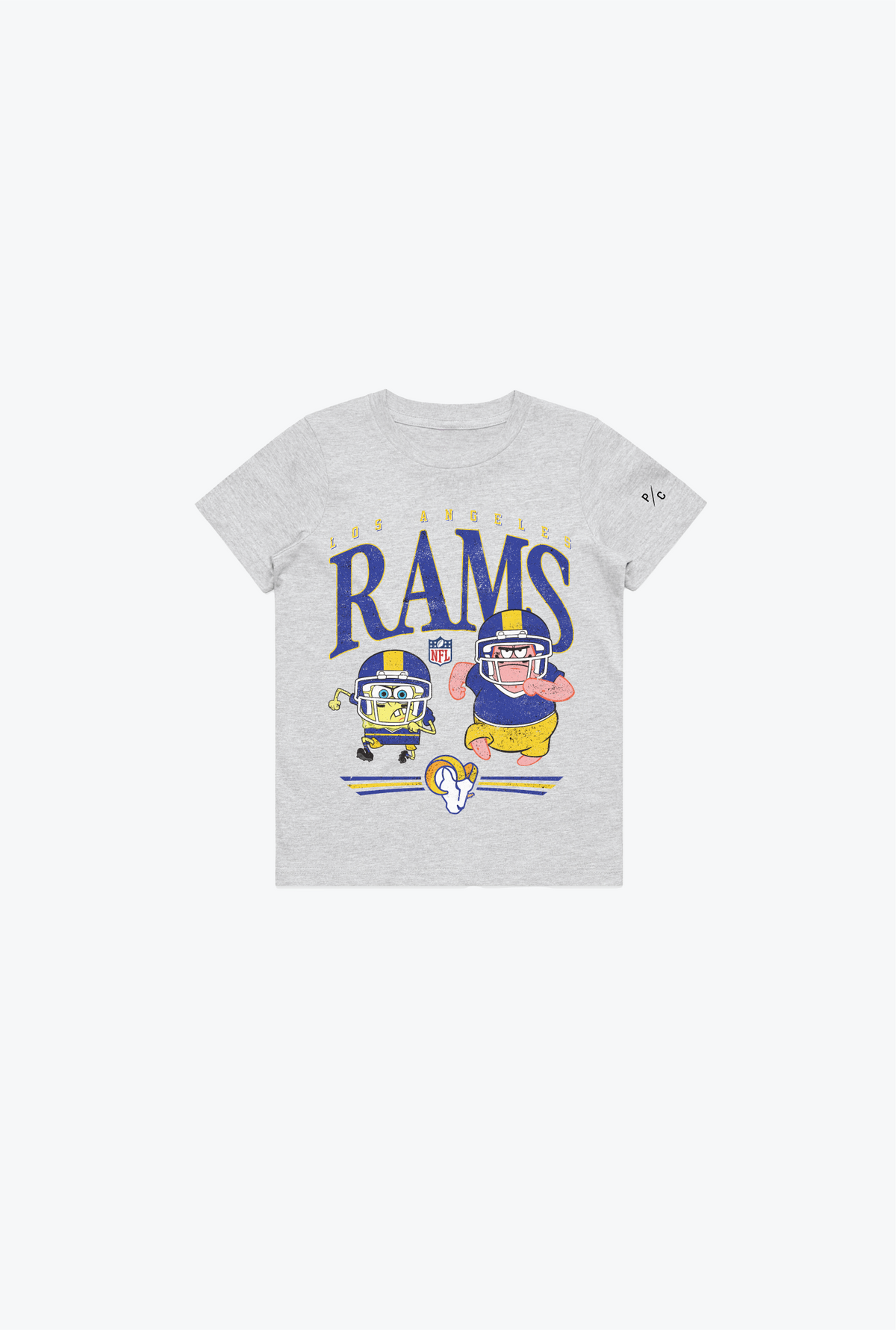 Spongebob & Patrick Rush Kids T-Shirt - Los Angeles Rams