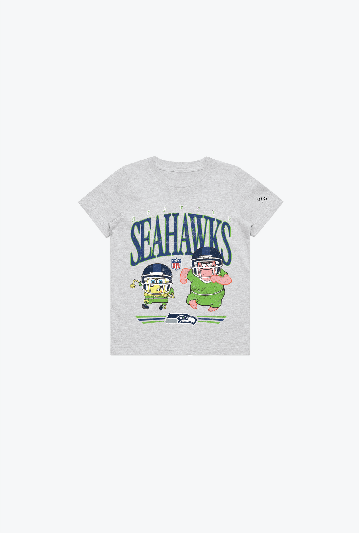 Spongebob & Patrick Rush Kids T-Shirt - Seattle Seahawks