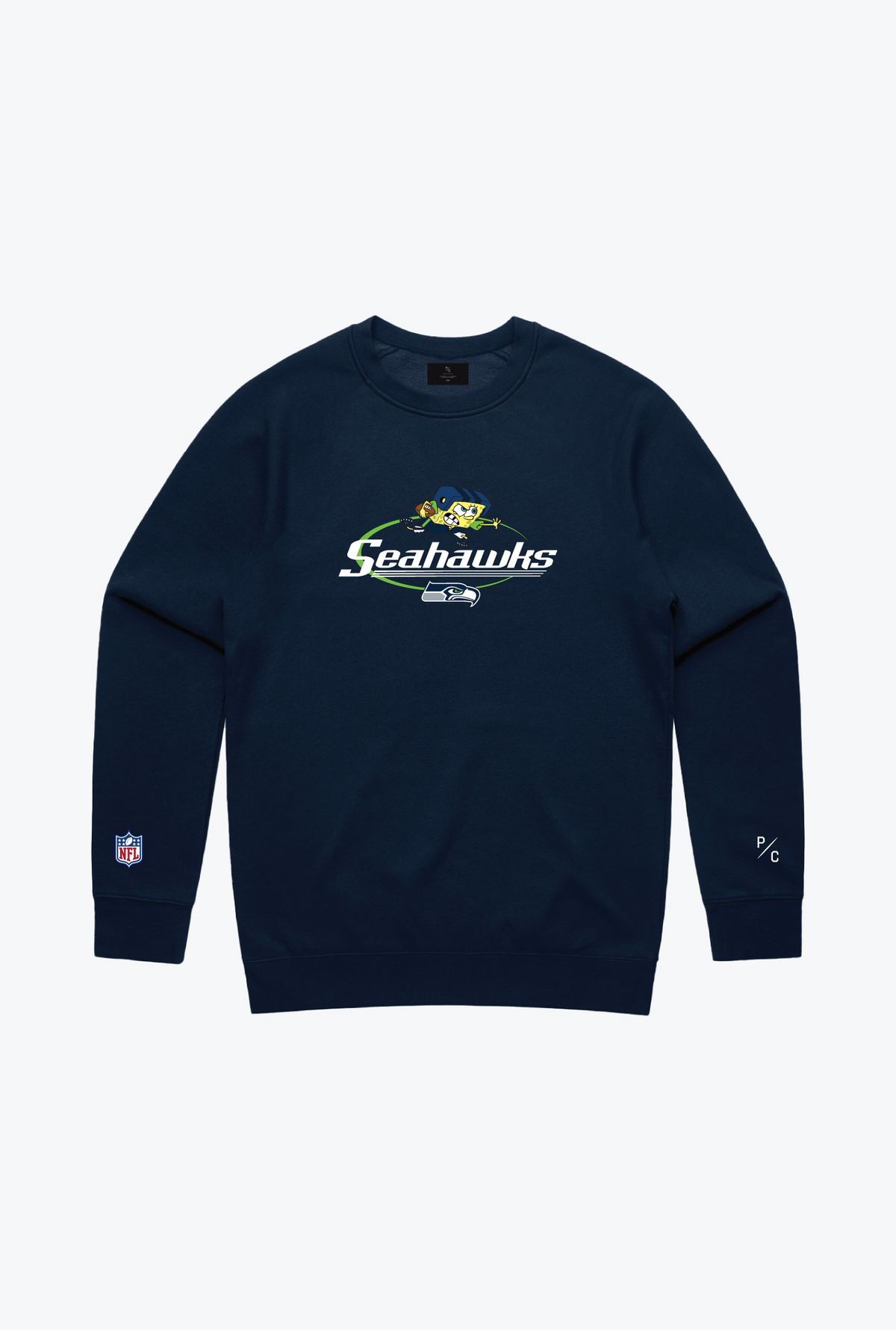 NFL x Nickelodeon Embroidered Crewneck - Seattle Seahawks