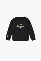 NFL x Nickelodeon Kids Embroidered Crewneck - Pittsburgh Steelers