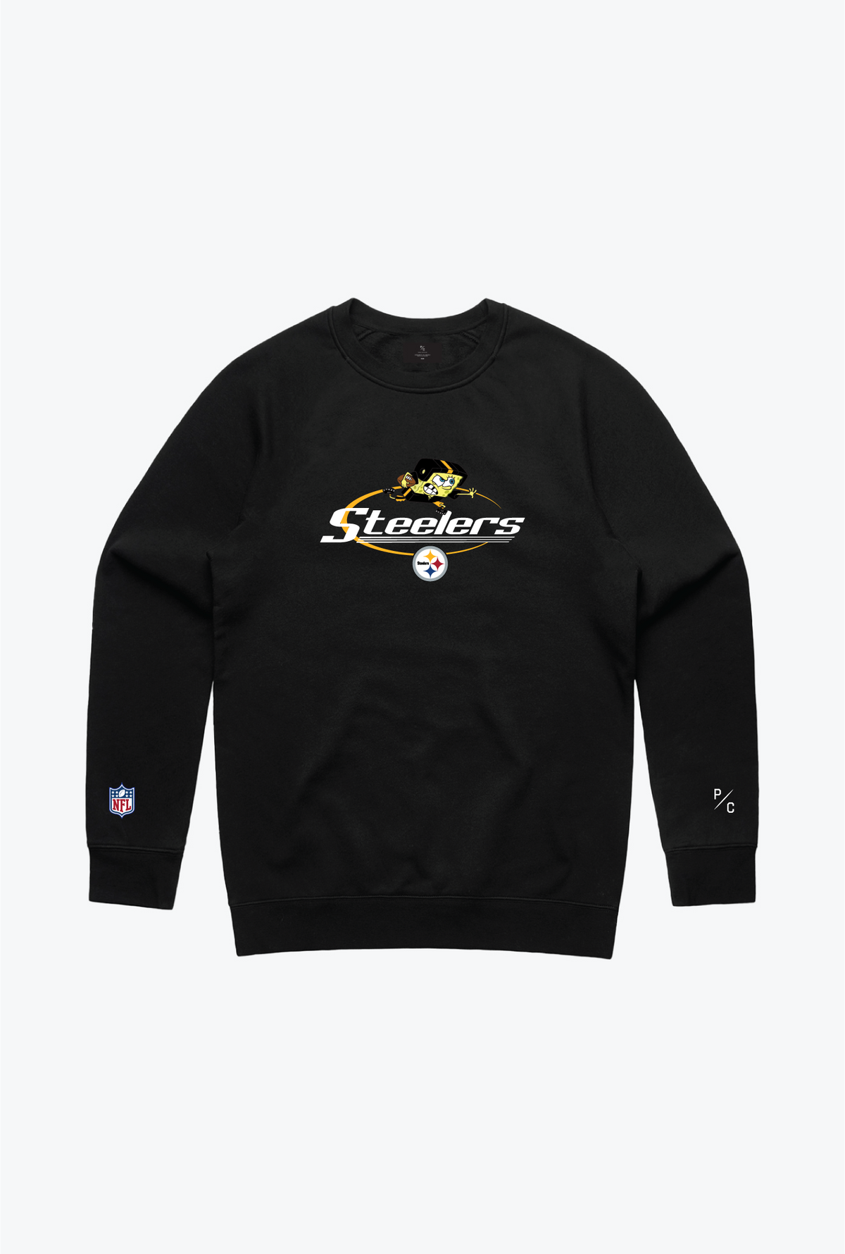 NFL x Nickelodeon Embroidered Crewneck - Pittsburgh Steelers