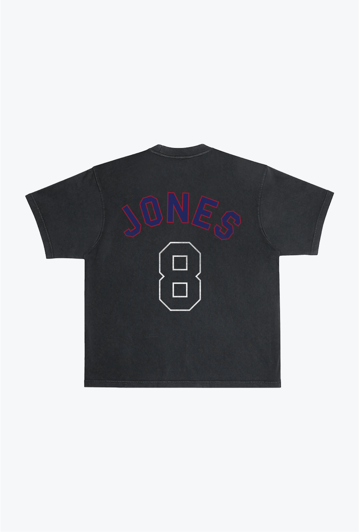 T-shirt épais teint en pièce Daniel Jones - Noir