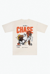 Camiseta pesada de Ja'Marr Chase - Marfil