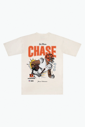 T-shirt épais Ja'Marr Chase - Ivoire